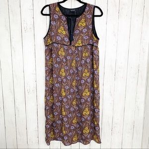 TOP SHOP Boho Midi Floral Dress with Top Tie - 6